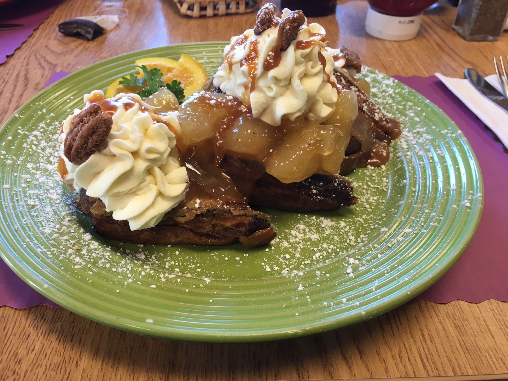 Shea's Caramel Apple French Toast